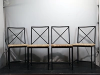 Stoel met rotan zitting (x4) - afbeelding 1 van  6