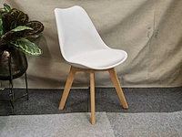 Stoel miami 5x wit 1x zwart pp/pu (6x) - afbeelding 1 van  6