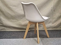 Stoel miami 5x wit 1x zwart pp/pu (6x) - afbeelding 5 van  6