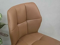 Stoel paris brown pu (6x) - afbeelding 2 van  8