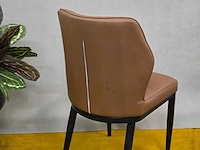 Stoel paris brown pu (6x) - afbeelding 6 van  8