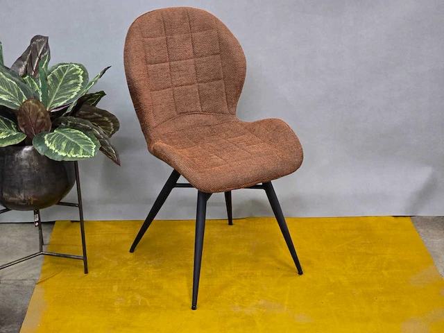 Stoel phoen brown fabrics (6x) - afbeelding 1 van  7