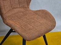 Stoel phoen brown fabrics (6x) - afbeelding 3 van  7