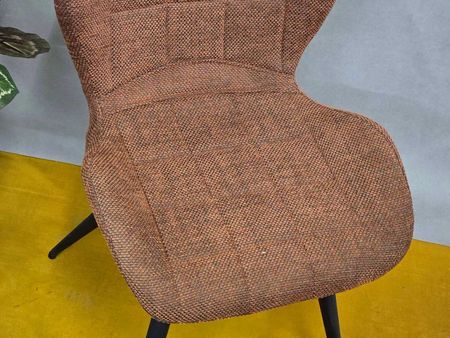 Stoel phoen brown fabrics (6x) - afbeelding 4 van  7