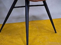 Stoel phoen brown fabrics (6x) - afbeelding 5 van  7