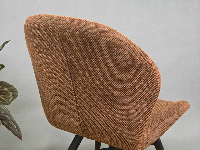Stoel phoen brown fabrics (6x) - afbeelding 6 van  7