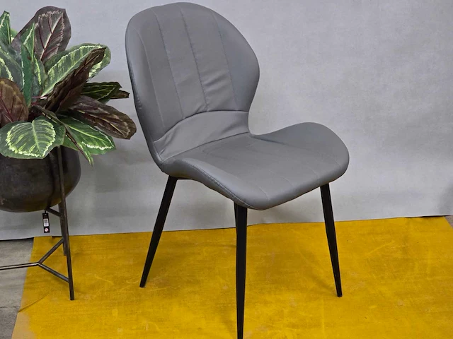 Stoel phoenix grey pu (4x) - afbeelding 1 van  7