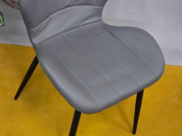 Stoel phoenix grey pu (4x) - afbeelding 4 van  7