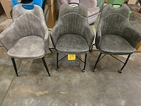 Stoel randy (2 op wieltjes) (3x)