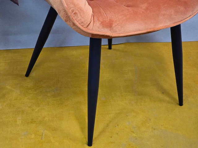 Stoel sarah orange fabrics (6x) - afbeelding 3 van  5