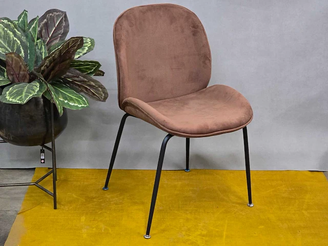 Stoel tessa brown fabrics (4x) - afbeelding 1 van  5