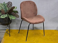 Stoel tessa brown fabrics (4x) - afbeelding 1 van  5