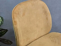 Stoel tessa cognac fabrics (4x) - afbeelding 2 van  5