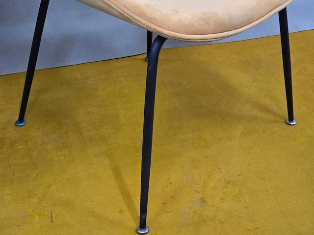 Stoel tessa cognac fabrics (4x) - afbeelding 4 van  5