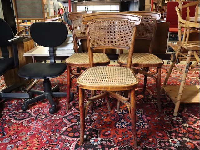 Stoel thonet stijl (x3) - afbeelding 1 van  6