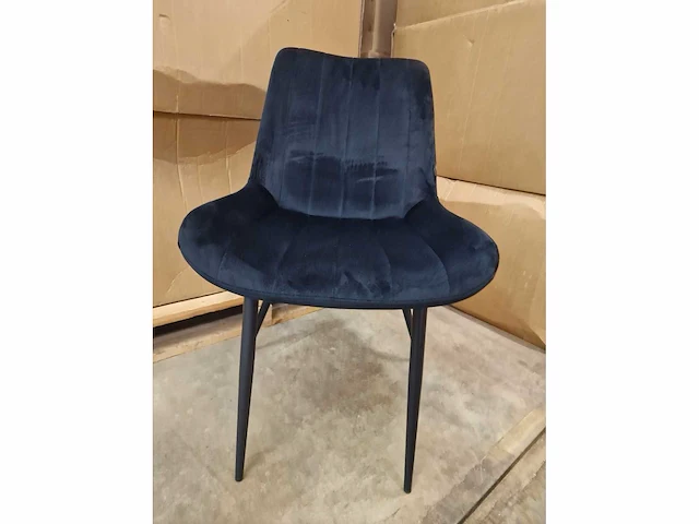 Stoel vertra black fabrics (6x) - afbeelding 2 van  5