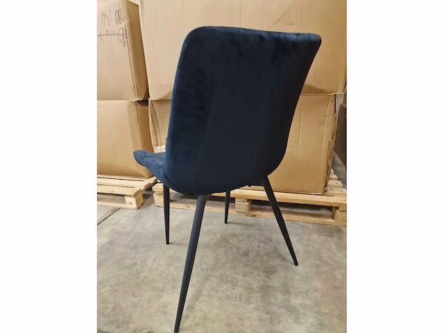 Stoel vertra black fabrics (6x) - afbeelding 4 van  5