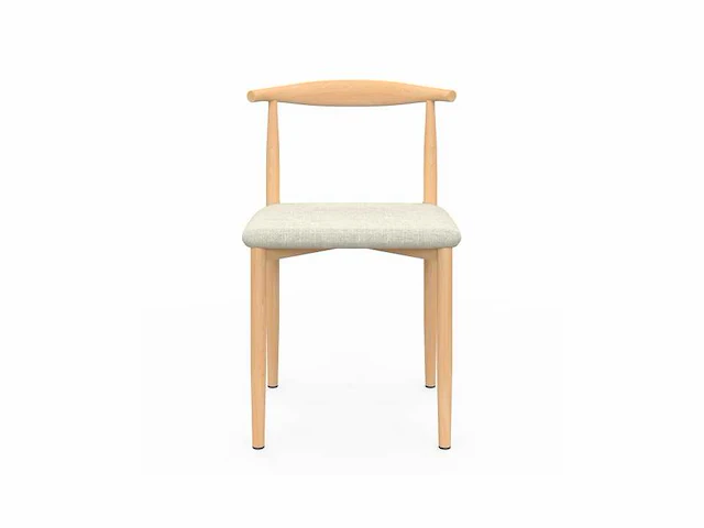 Stoelen met houteffect rugleuning (x12) - afbeelding 6 van  7