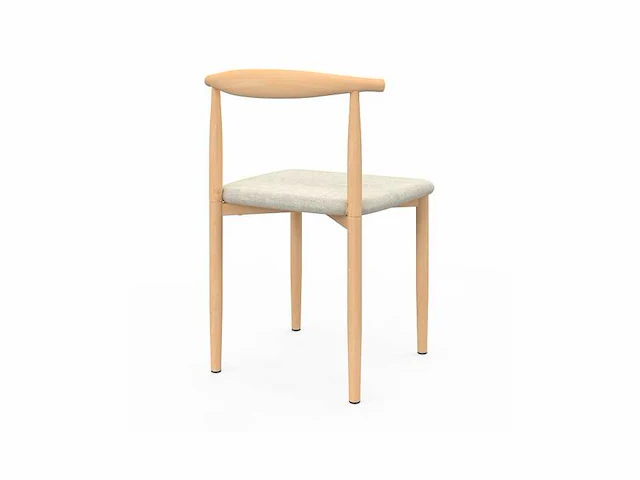 Stoelen met houteffect rugleuning (x12) - afbeelding 7 van  7
