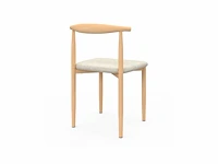 Stoelen met houteffect rugleuning (x12) - afbeelding 7 van  7