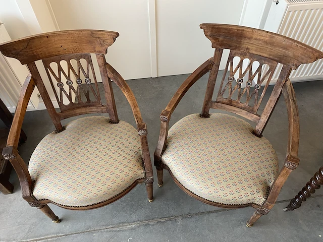 Stoelen periode english regency (2 stuks) - afbeelding 1 van  5
