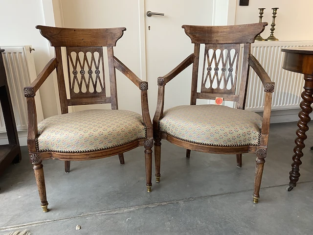 Stoelen periode english regency (2 stuks) - afbeelding 2 van  5