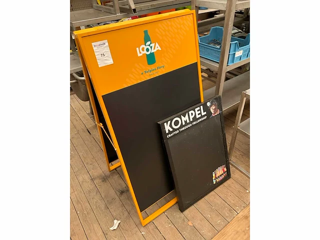 Stoepbord (2x) - afbeelding 1 van  2