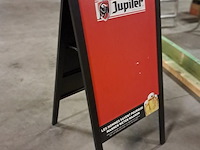 Stoepbord in metaal jupiler - afbeelding 1 van  3