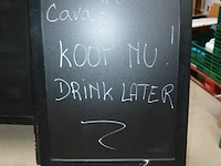 Stoepbord uitklapbaar