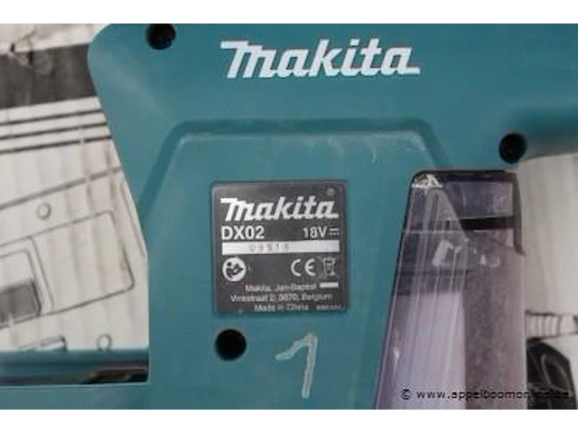 Stofafzuigadapter makita dx02, werking niet gekend - afbeelding 2 van  2