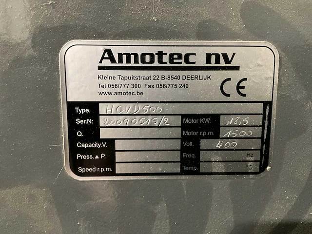 Stofafzuiging amotec - afbeelding 9 van  14