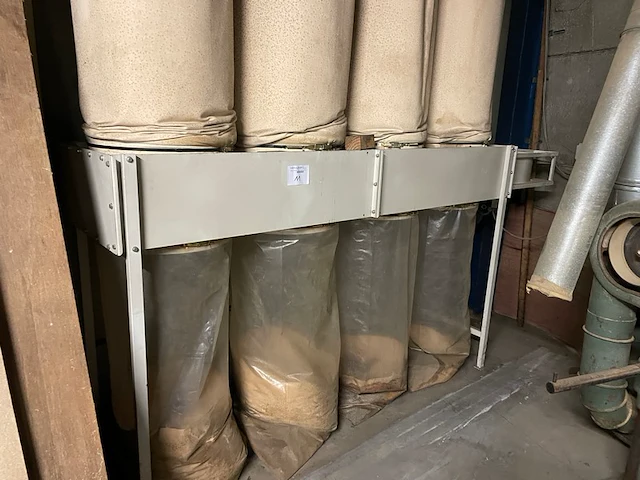 Stofafzuiging voor 4 zakken - afbeelding 1 van  4