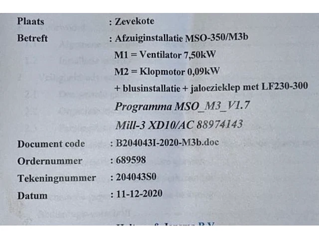 Stofafzuigingsinstallatie holtrop & jansma - afbeelding 9 van  17
