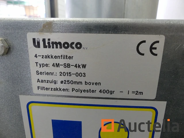Stofcollector 4 zakken op raamkozijnen limoco 4m-sb-4kw - afbeelding 2 van  11