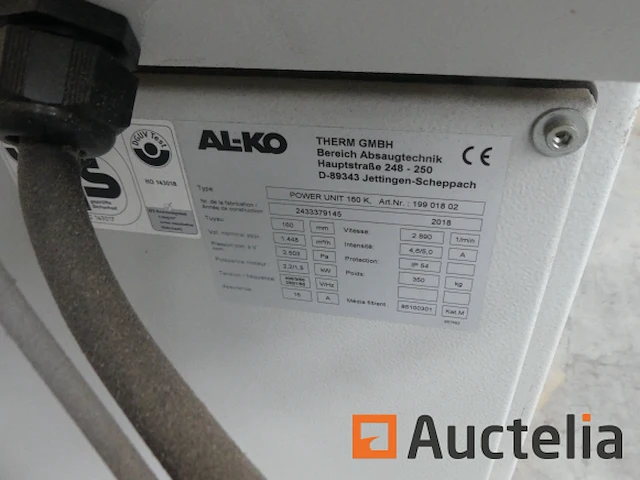 Stofcollector al-ko vermogen exemplaar 160k - afbeelding 7 van  8