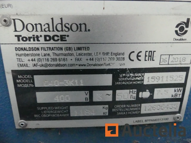 Stofcollector donaldson c40-3k11 - afbeelding 5 van  10