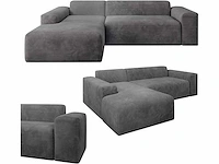 Stoffen bank - linkerhoek - modern - afbeelding 2 van  4