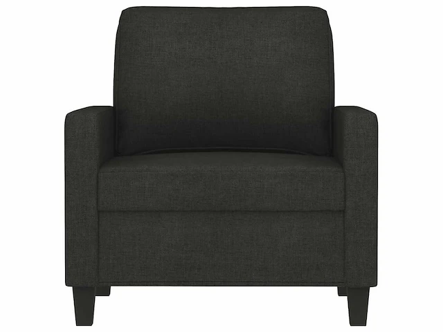 Stoffen fauteuil - zwart - afbeelding 3 van  7