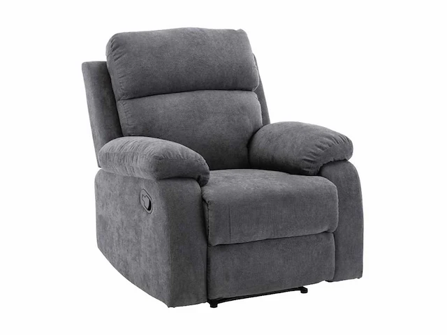 Stoffen relaxfauteuil - antraciet - afbeelding 3 van  14