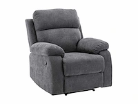 Stoffen relaxfauteuil - antraciet - afbeelding 3 van  14
