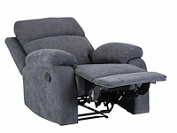 Stoffen relaxfauteuil - antraciet - afbeelding 4 van  14