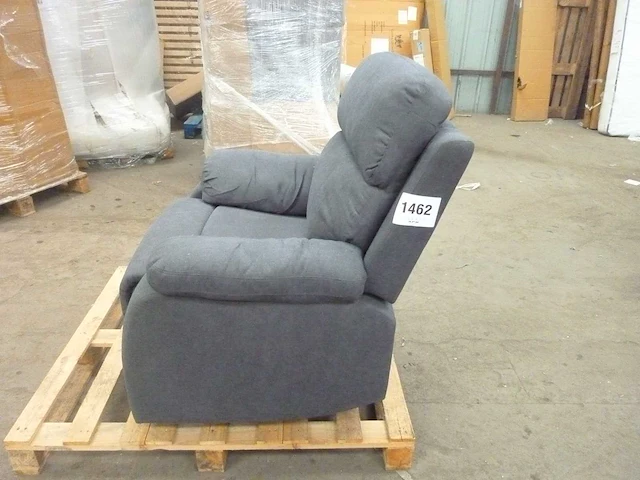 Stoffen relaxfauteuil - antraciet - afbeelding 6 van  14