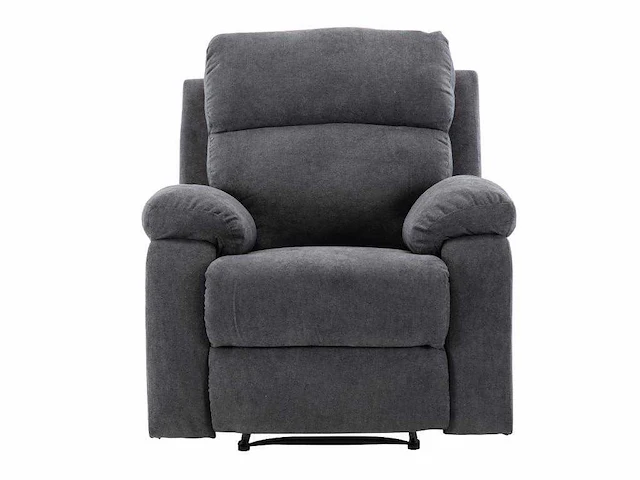 Stoffen relaxfauteuil - antraciet - afbeelding 8 van  14