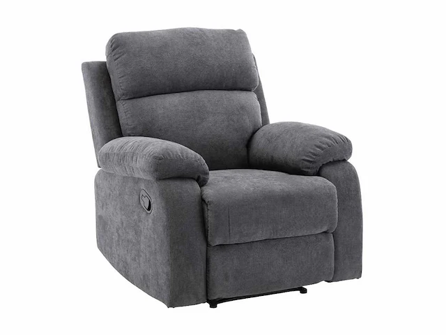 Stoffen relaxfauteuil - antraciet - afbeelding 9 van  14