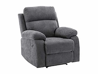 Stoffen relaxfauteuil - antraciet - afbeelding 9 van  14