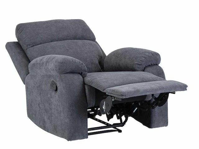 Stoffen relaxfauteuil - antraciet - afbeelding 10 van  14