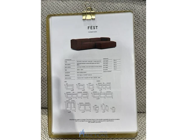 Stoffen sofa fest - afbeelding 9 van  20