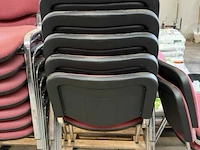 Stoffen stapelstoelen (15x) - afbeelding 2 van  5