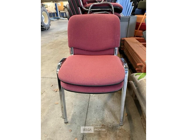 Stoffen stapelstoelen (15x) - afbeelding 3 van  5