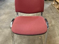 Stoffen stapelstoelen (15x) - afbeelding 4 van  5